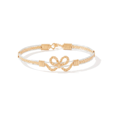 All Wrapped Up Bracelet | 14K Gold Artist Wire and Sterling Silver | Ronaldo Designer Jewelry