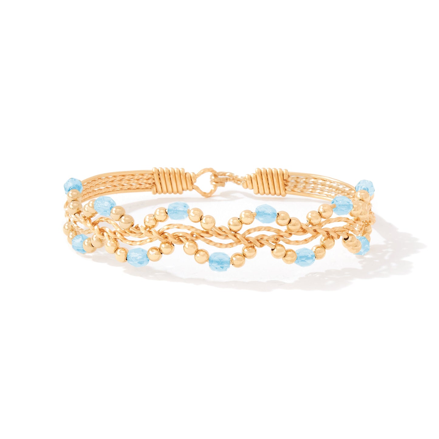 Forget Me Not Bracelet 14K Gold Artist Wire
