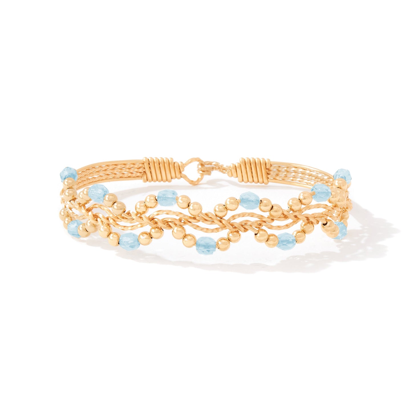 Forget Me Not Bracelet 14K Gold Artist Wire