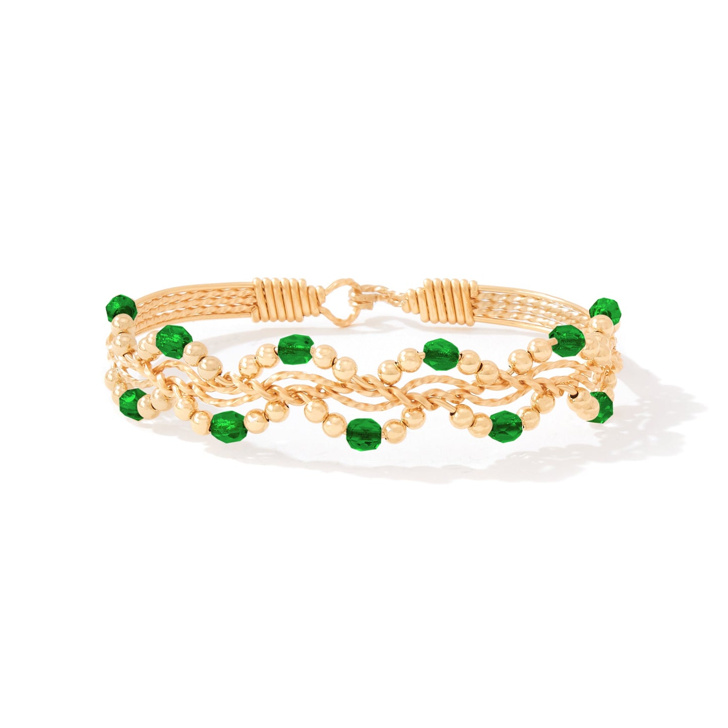 Forget Me Not Bracelet 14K Gold Artist Wire