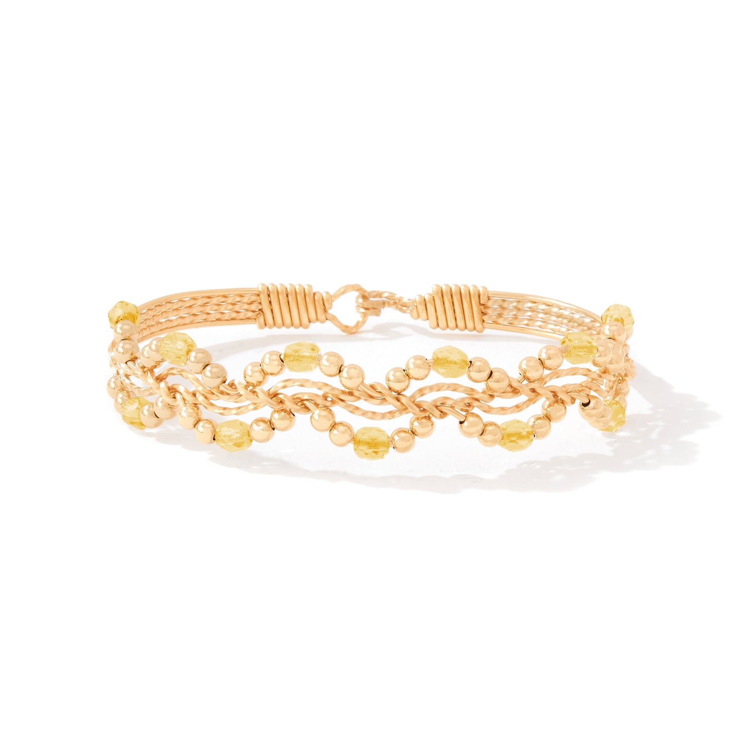 Forget Me Not Bracelet 14K Gold Artist Wire