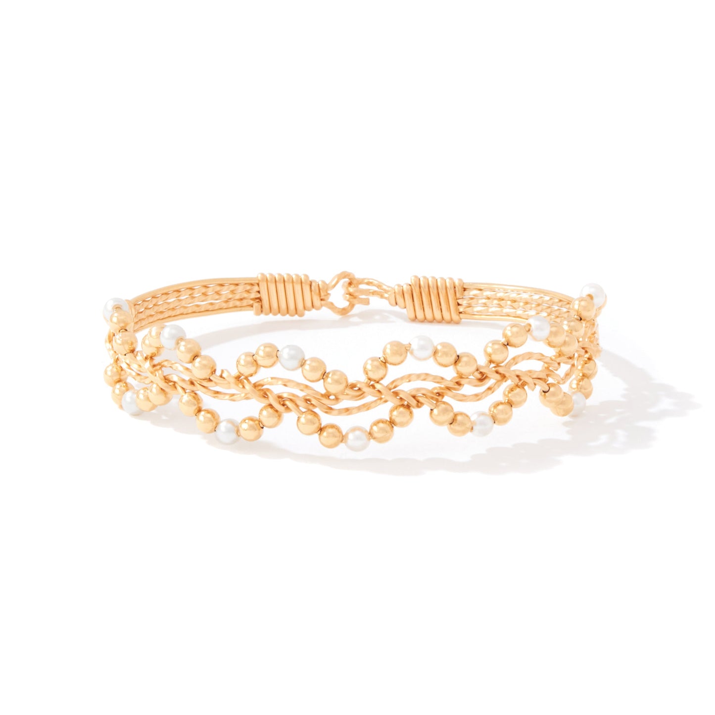 Forget Me Not Bracelet 14K Gold Artist Wire