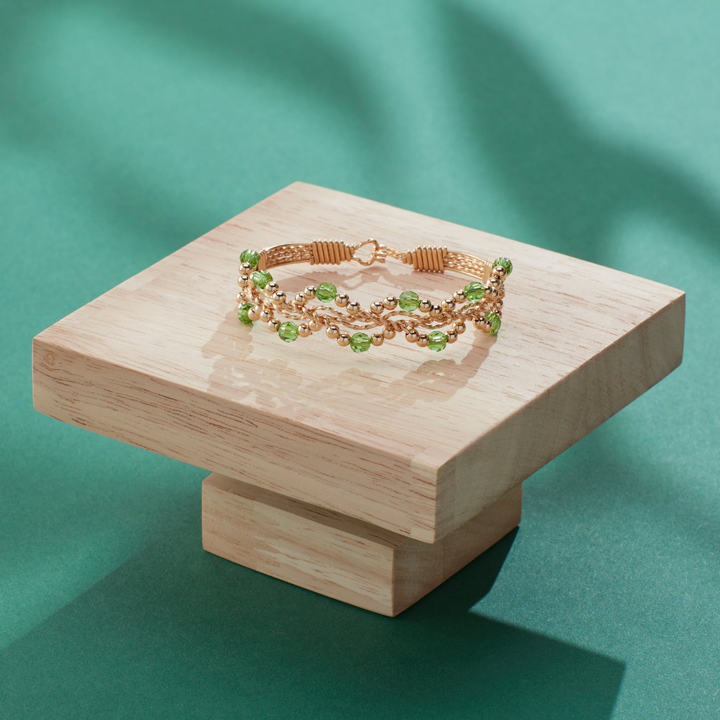 Forget Me Not Bracelet 14K Gold Artist Wire