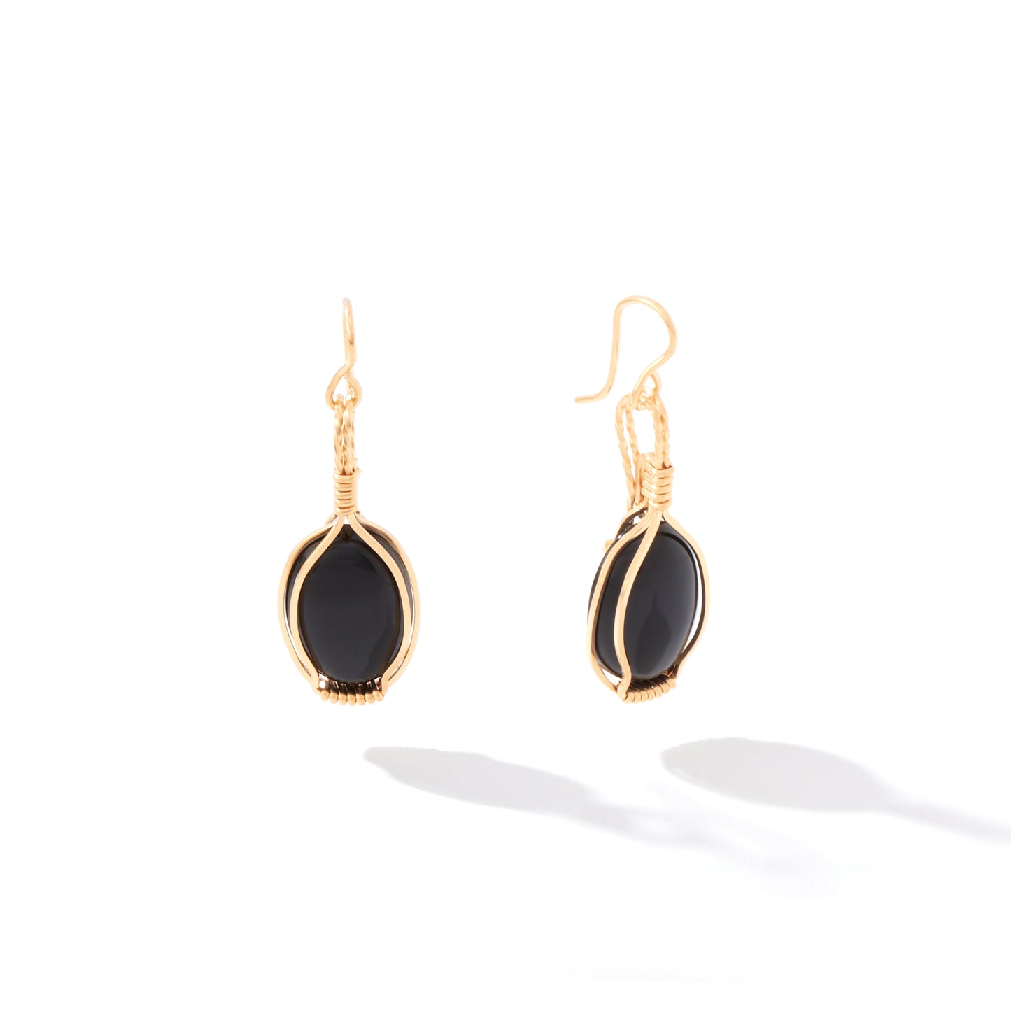 Semi-Precious Cabochon Earrings