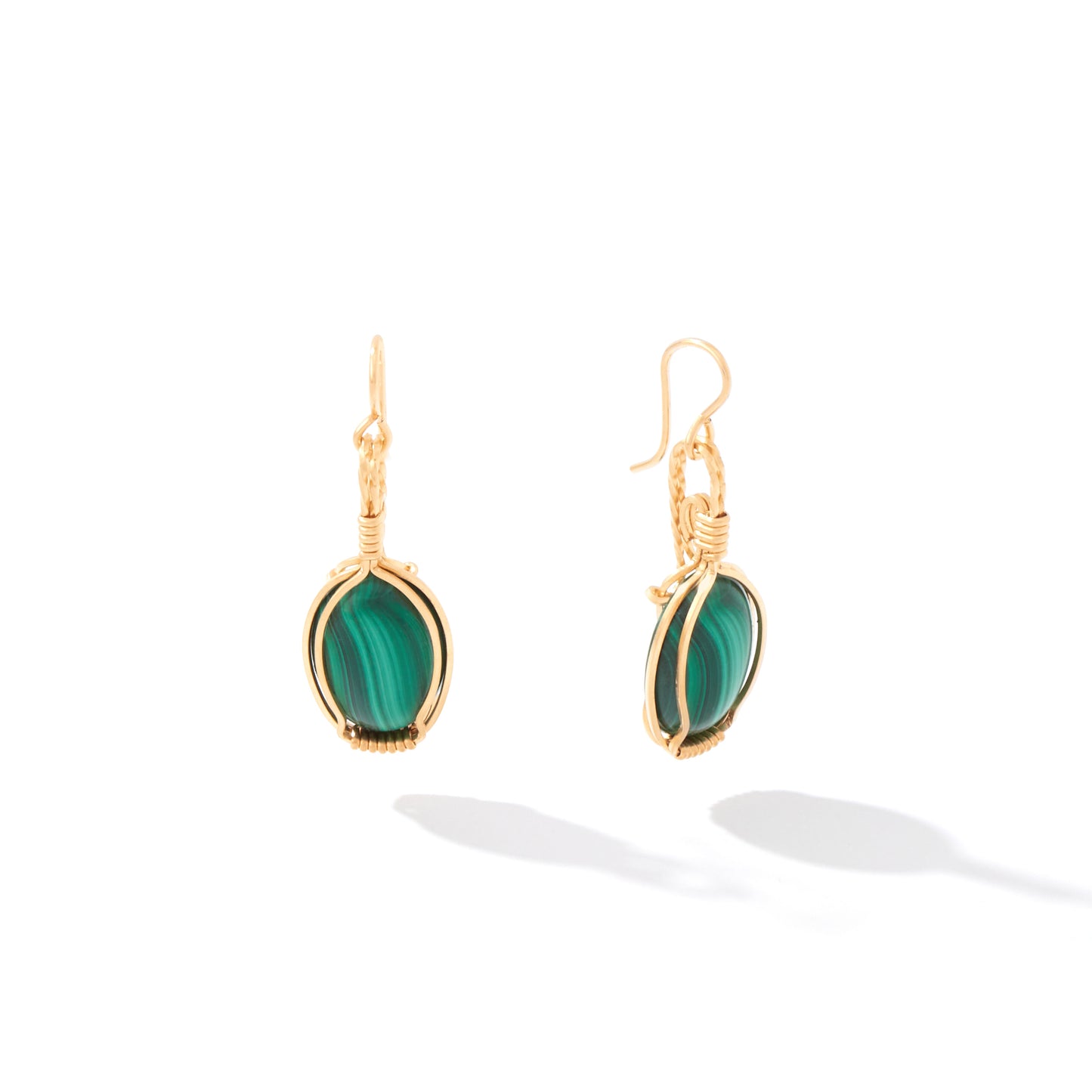 Semi-Precious Cabochon Earrings
