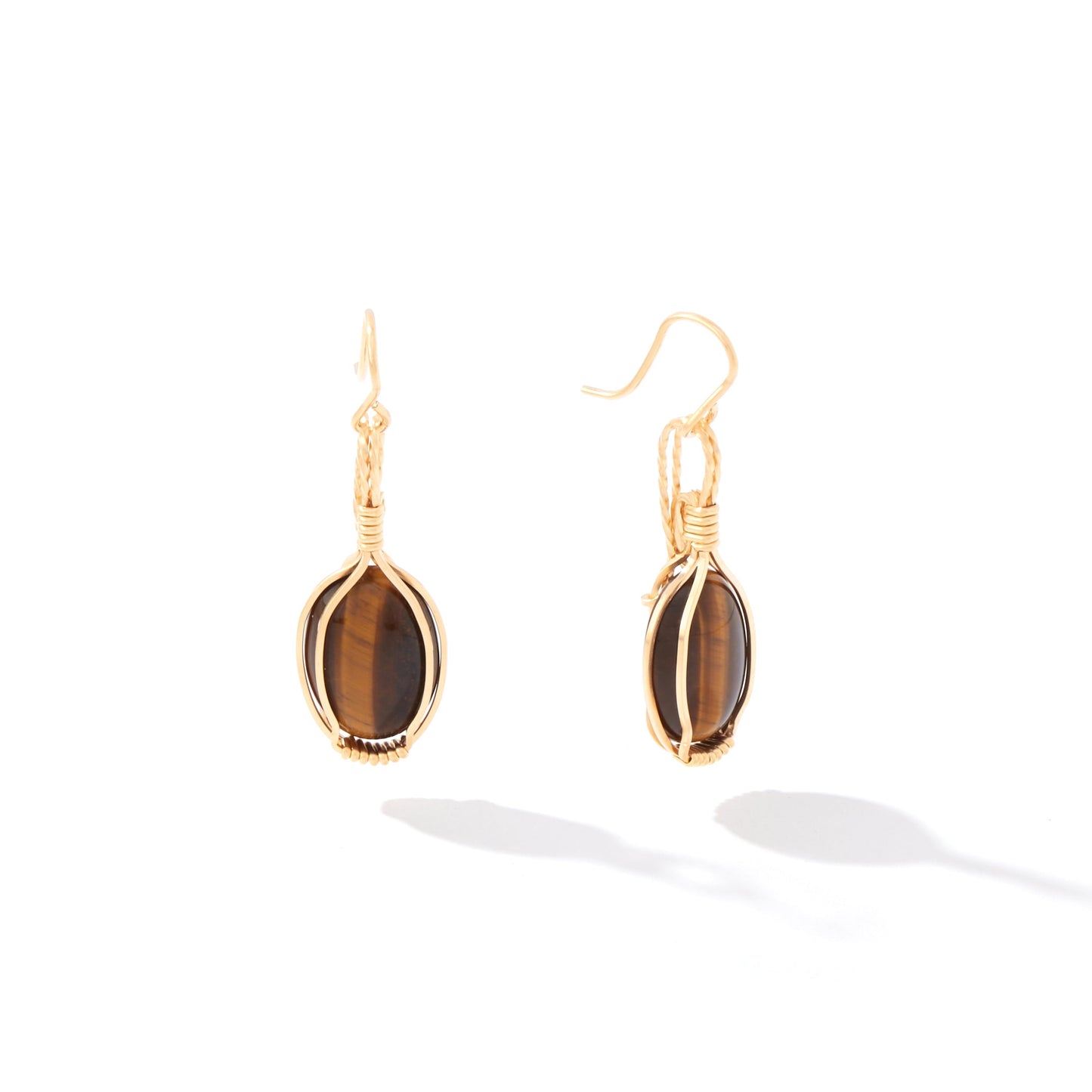 Semi-Precious Cabochon Earrings