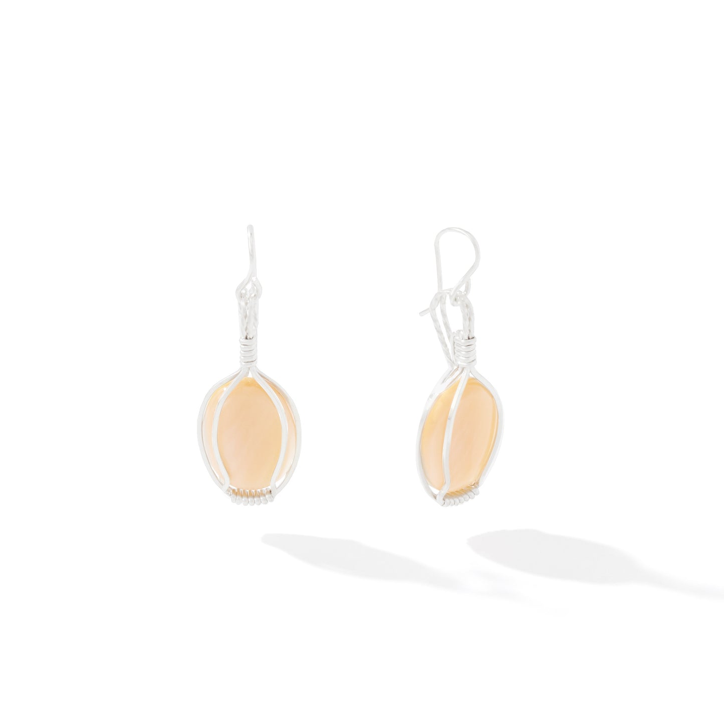 Semi-Precious Cabochon Earrings