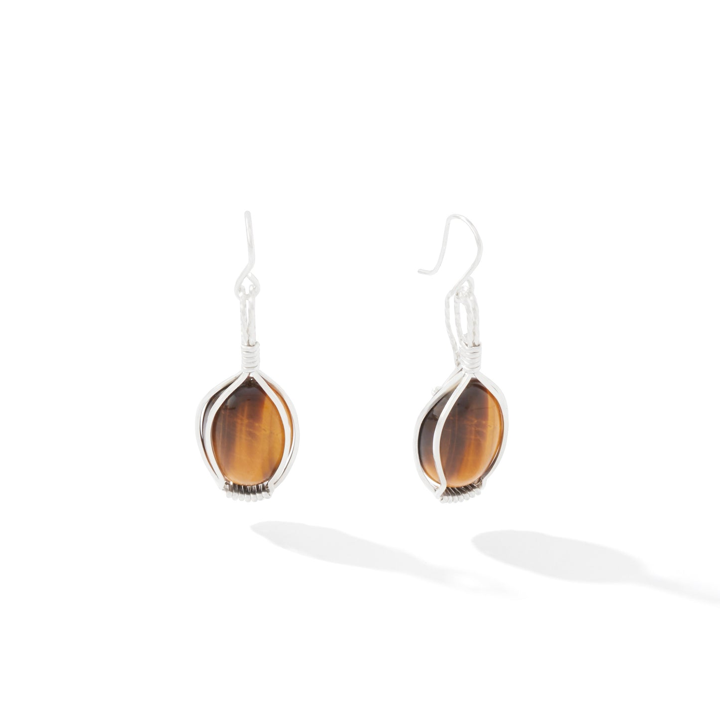 Semi-Precious Cabochon Earrings