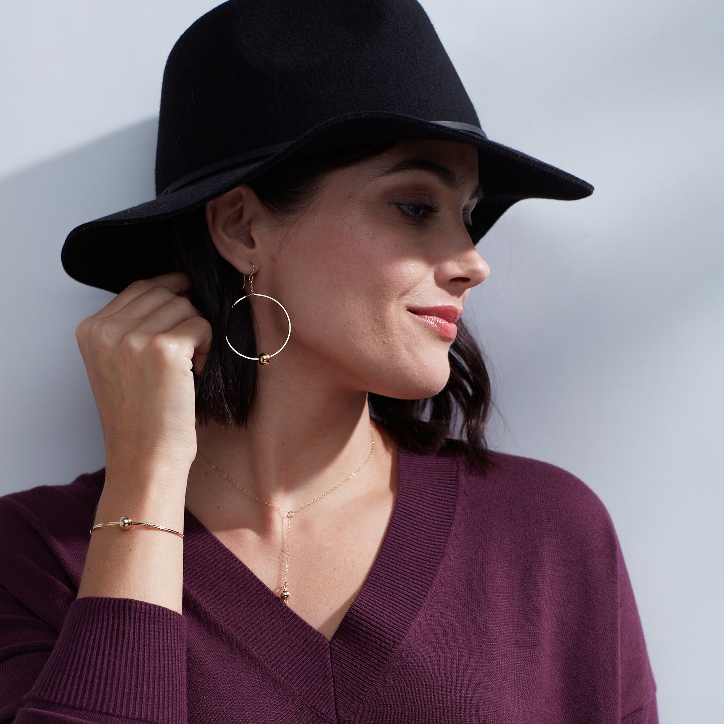 You Are Chosen Hoop Earrings