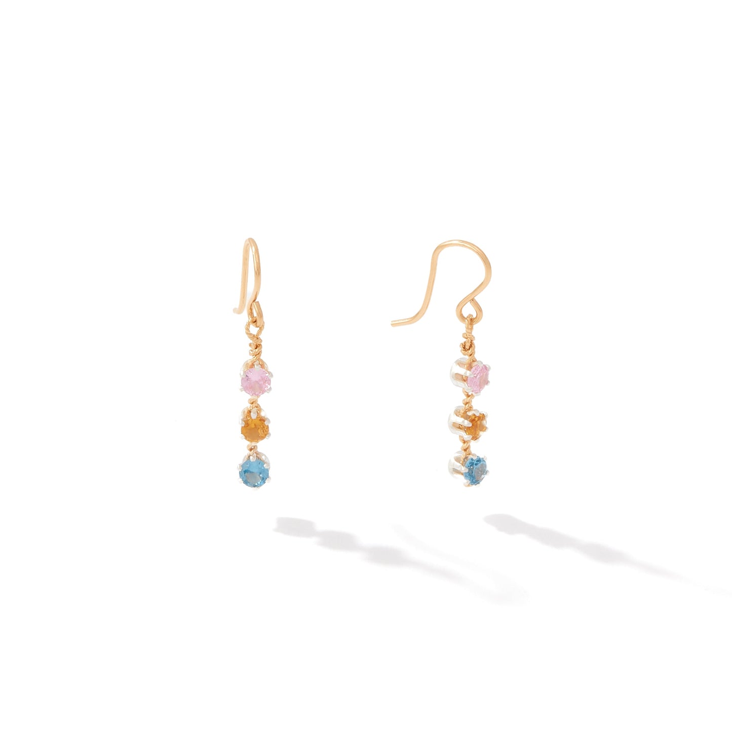 You Are My Sunshine Earrings - 3 Stones | Ronaldo Designer Jewelry