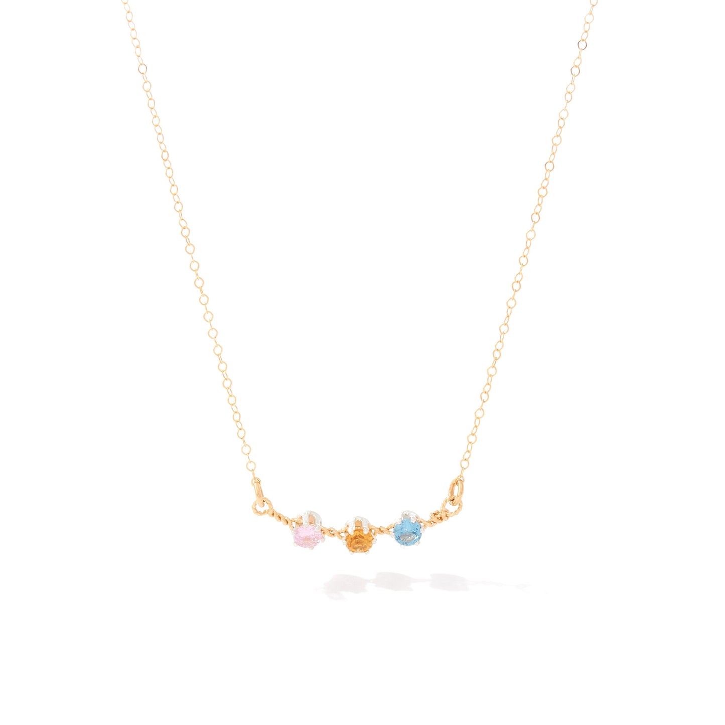 You Are My Sunshine Necklace - 3 Stones