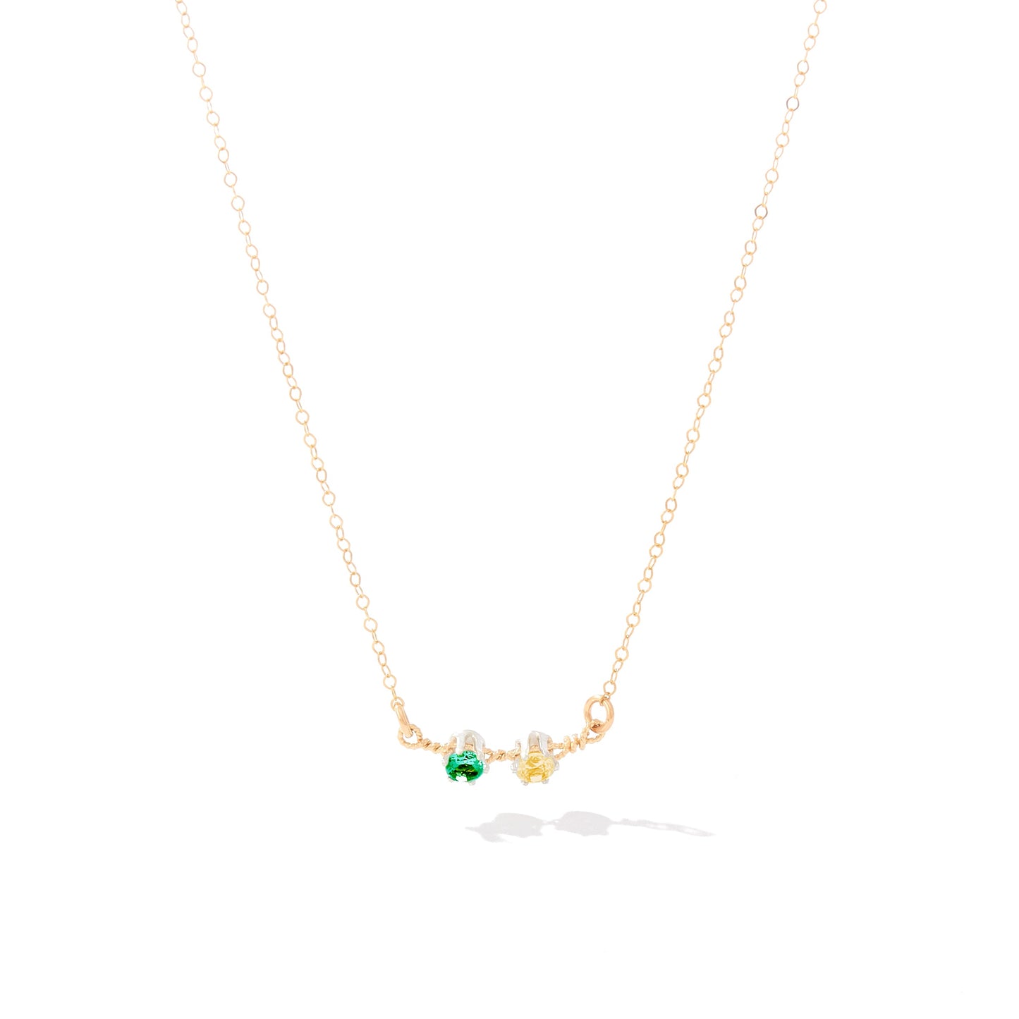 You Are My Sunshine Necklace - 2 Stones