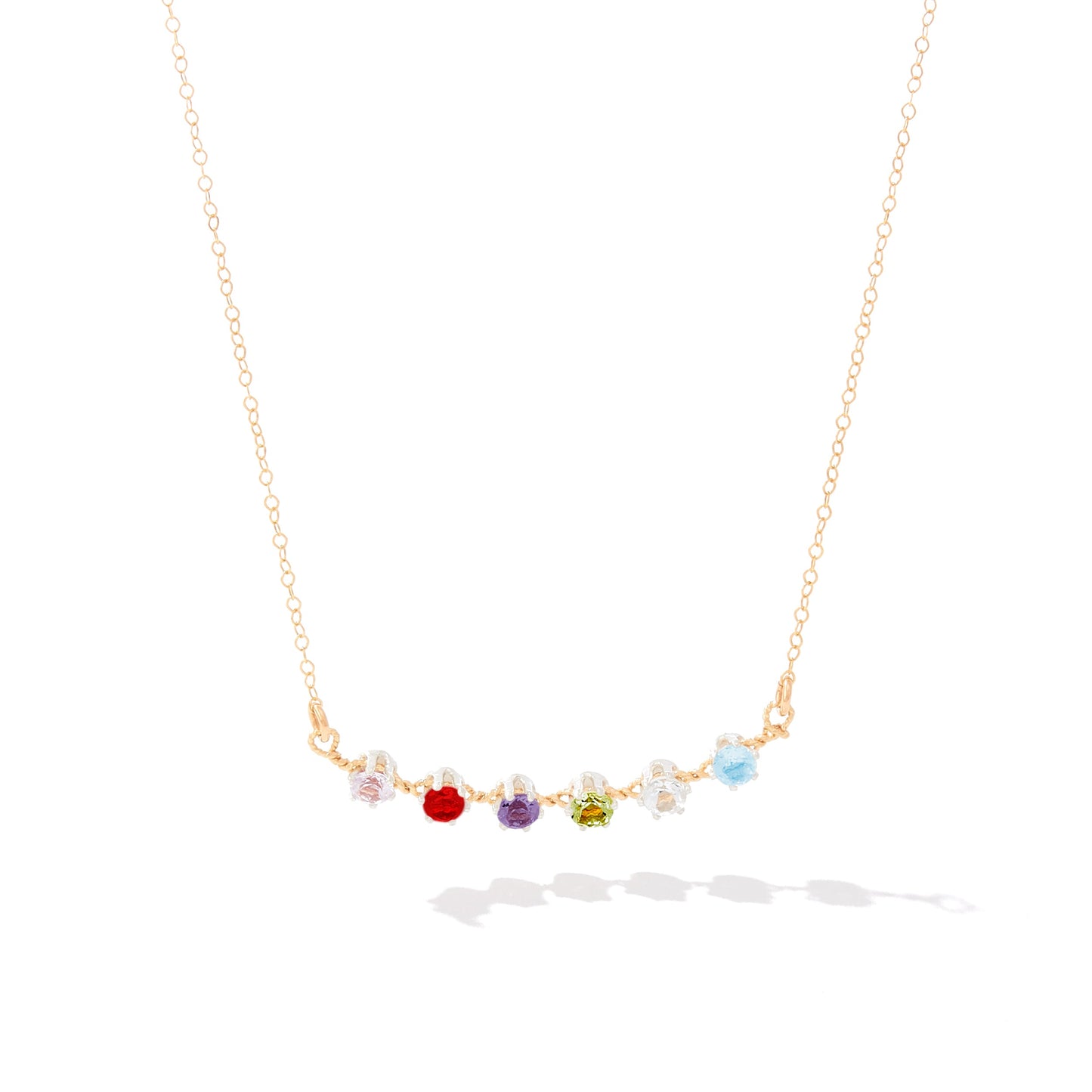 You Are My Sunshine Necklace - 6 Stones | Ronaldo Designer Jewelry