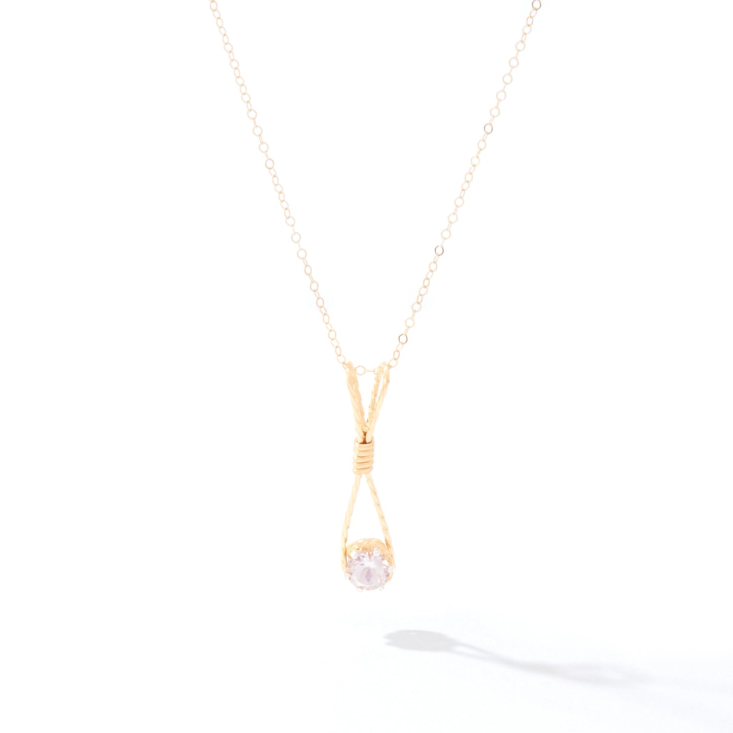 Shining Star Pendant in 14k Gold Artist Wire