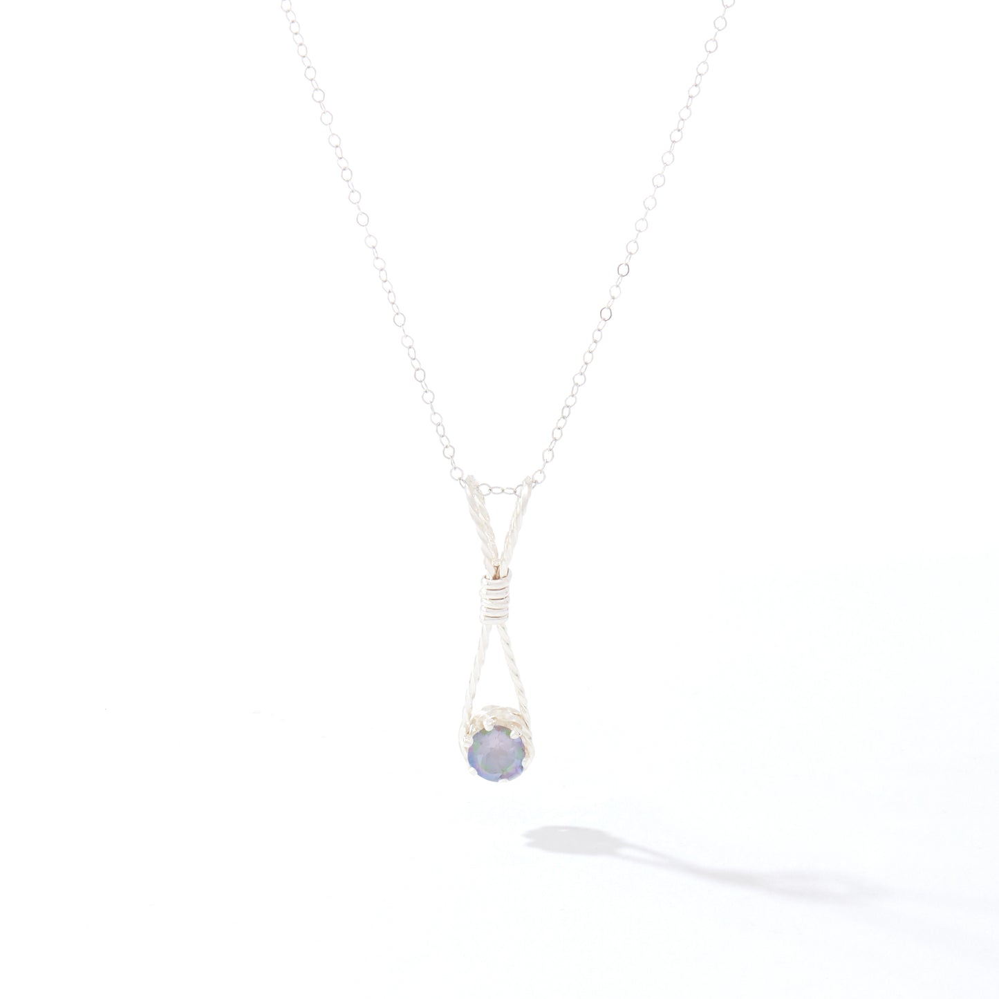 Shining Star Pendant in Sterling Silver