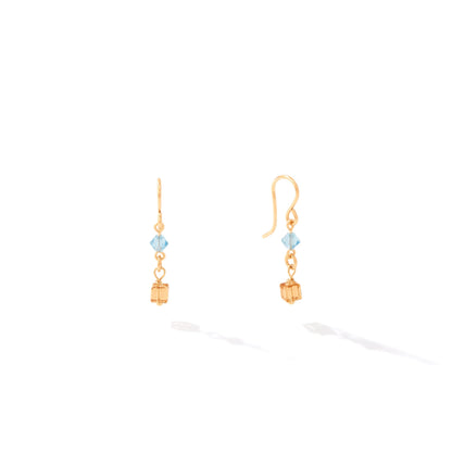 Aim for the Stars Earrings | 14K Gold Artist Wire | Ronaldo Designer Jewelry