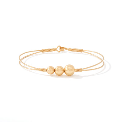 A Love That Remains Bracelet | 14k Gold Artist Wire | Ronaldo Designer Jewelry