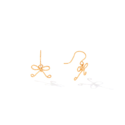 All Wrapped Up Earrings | 14k Gold Artist Wire | Ronaldo Designer Jewelry