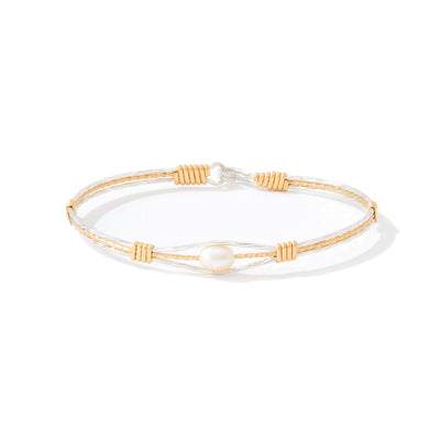 Guardian Angel Bracelet | 14K Gold Artist Wire and Sterling Silver | Ronaldo Designer Jewelry