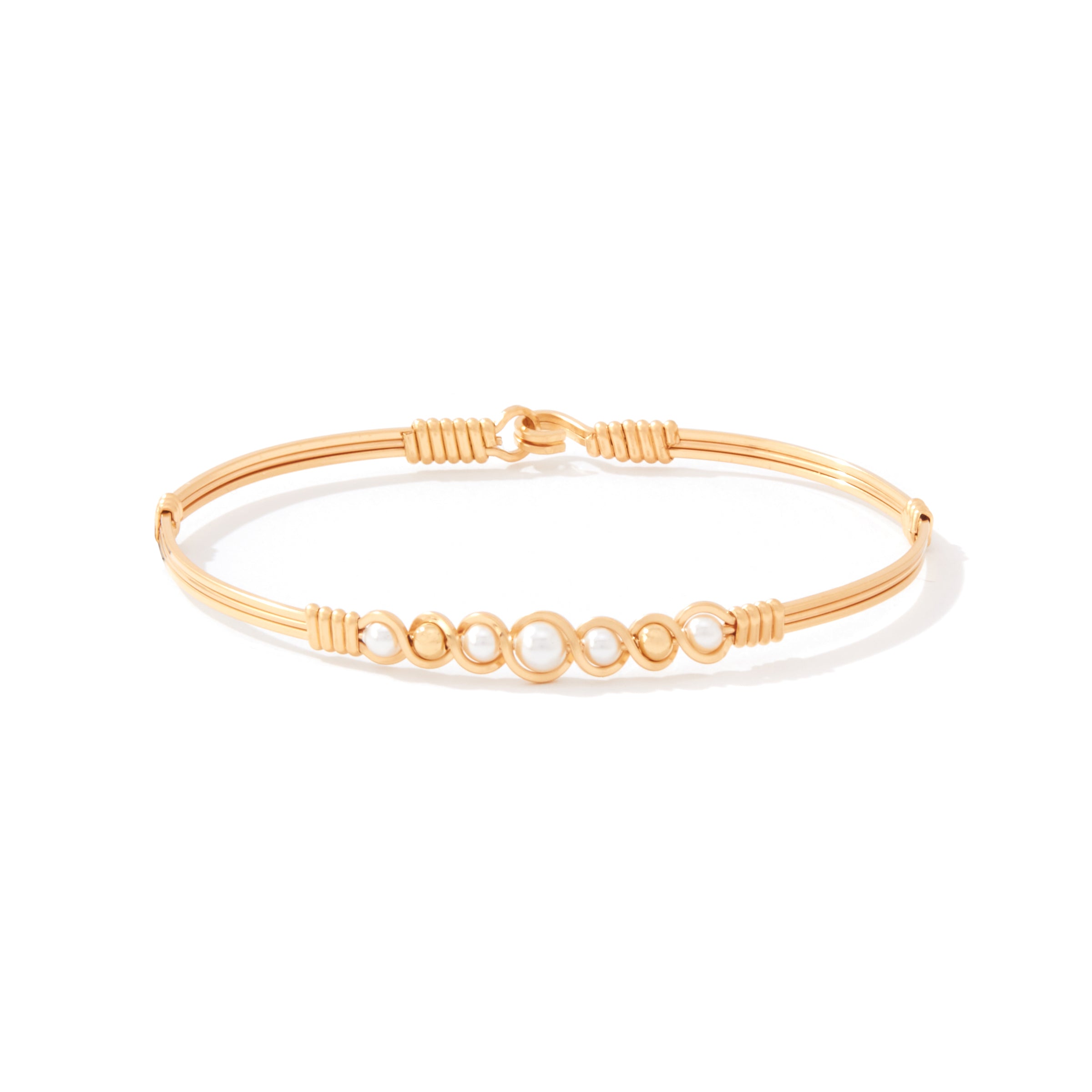 Ronaldo high quality Pearl Of My Heart 14K Yellow Gold bracelet