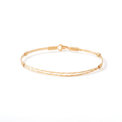 Be True Bracelet | All 14K Gold Artist Wire | Ronaldo Designer Jewelry