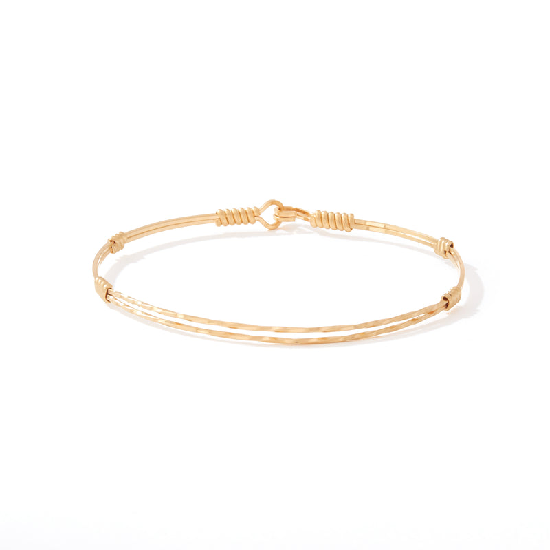 Be True Bracelet | All 14K Gold Artist Wire | Ronaldo Designer Jewelry