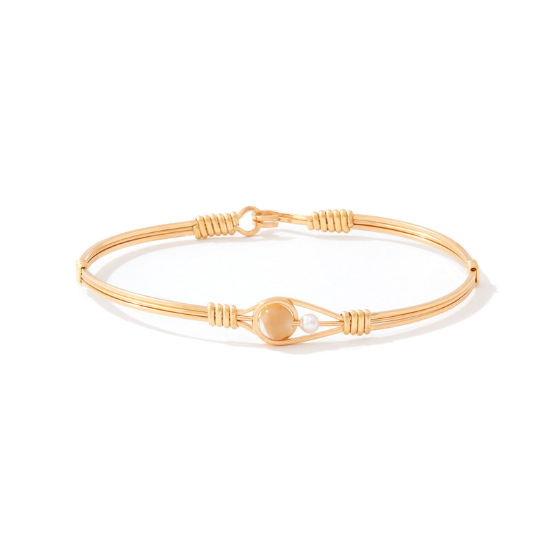 Always a Part of Me Bracelet | 14K Gold Artist Wire and Sterling Silver | Ronaldo Designer Jewelry