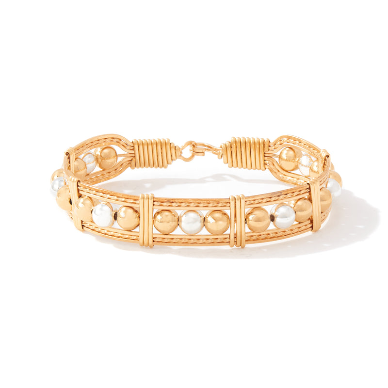 Dream in Color Bracelet  | 14K Gold Artist Wire | Ronaldo Designer Jewelry