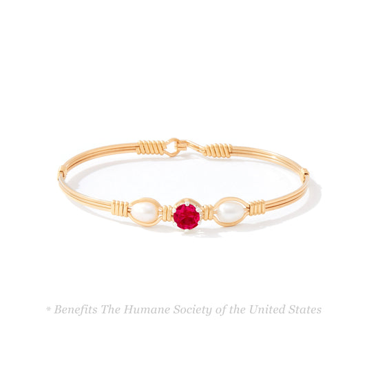 Puppy Love Bracelet in 14K Gold Artist Wire
