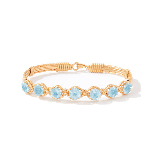 Dawn Bracelet in 14K Gold Artist Wire