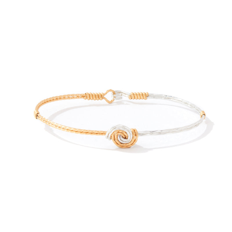Friends Bracelet | 14K Gold Artist Wire and Sterling Silver | Ronaldo Designer Jewelry