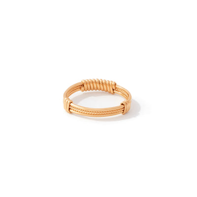 Be Kind Ring - Gold | 14K Gold Artist Wire | Ronaldo Designer Jewelry