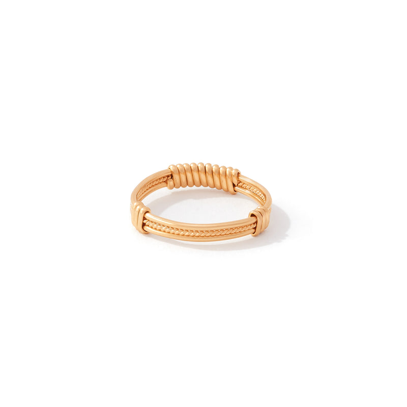 Be Kind Ring - Gold | 14K Gold Artist Wire | Ronaldo Designer Jewelry