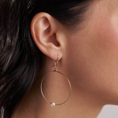 Breathe Earrings | 14K Gold Artist Wire | Ronaldo Designer Jewelry