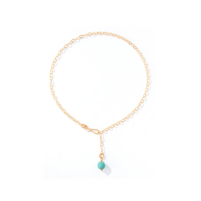 Breeze Anklet — 14K Gold Artist Wire | Ronaldo Designer Jewelry