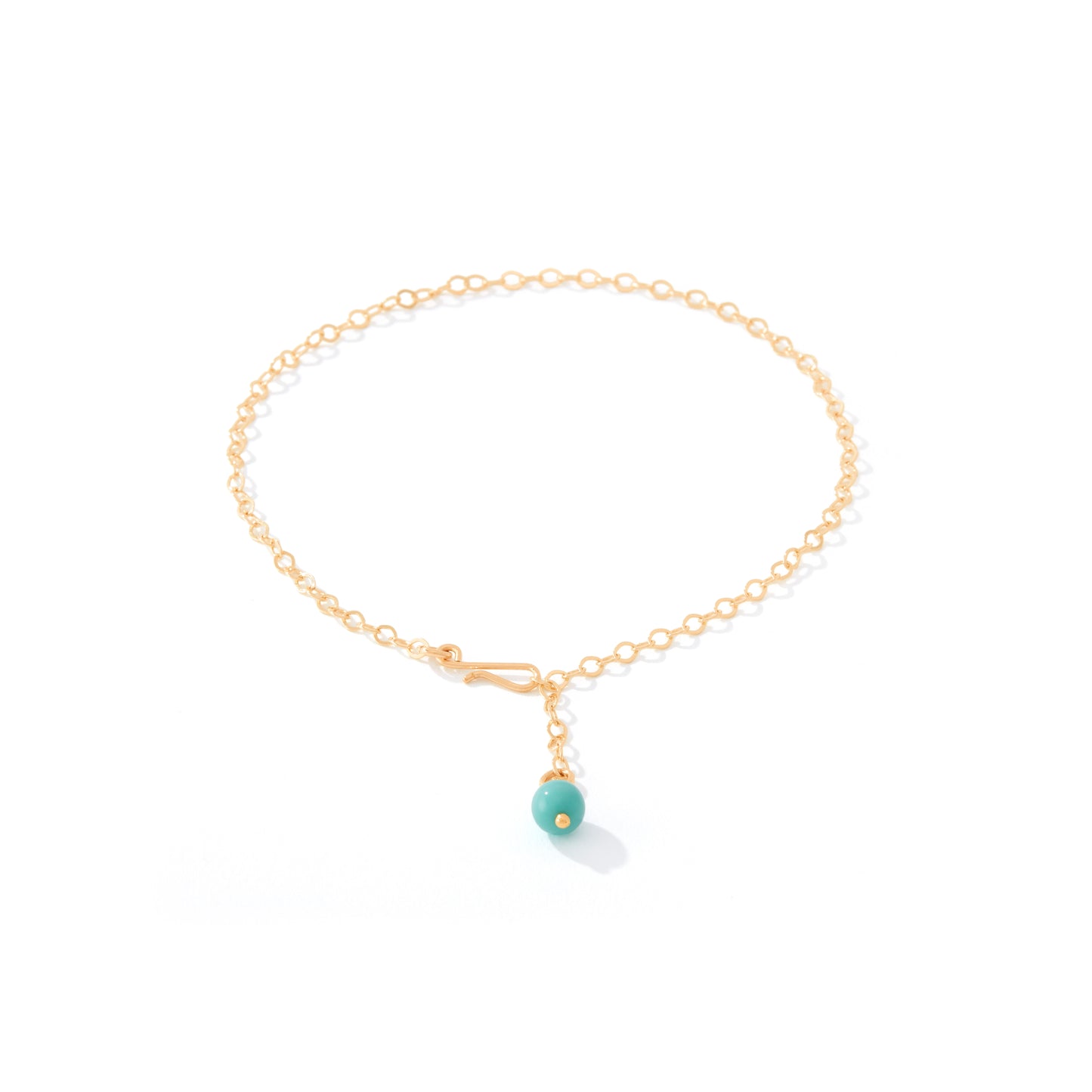 Breeze Anklet — 14K Gold Artist Wire | Ronaldo Designer Jewelry