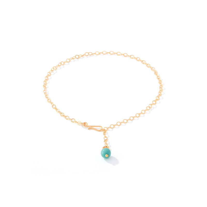 Breeze Anklet — 14K Gold Artist Wire | Ronaldo Designer Jewelry