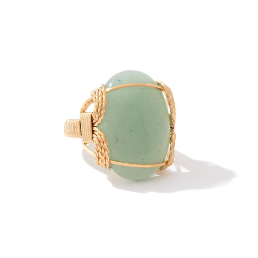 Semi-Precious Cabochon Ring