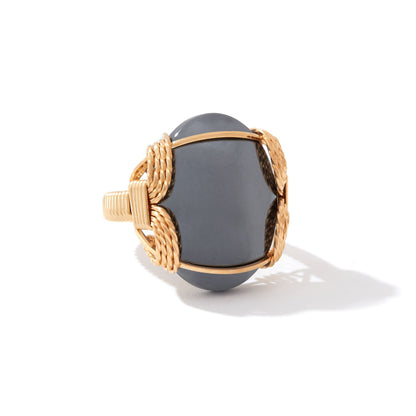 Semi-Precious Cabochon Ring