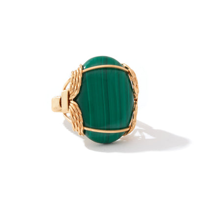 Semi-Precious Cabochon Ring