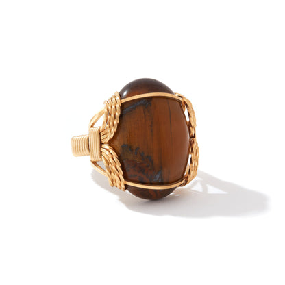 Semi-Precious Cabochon Ring