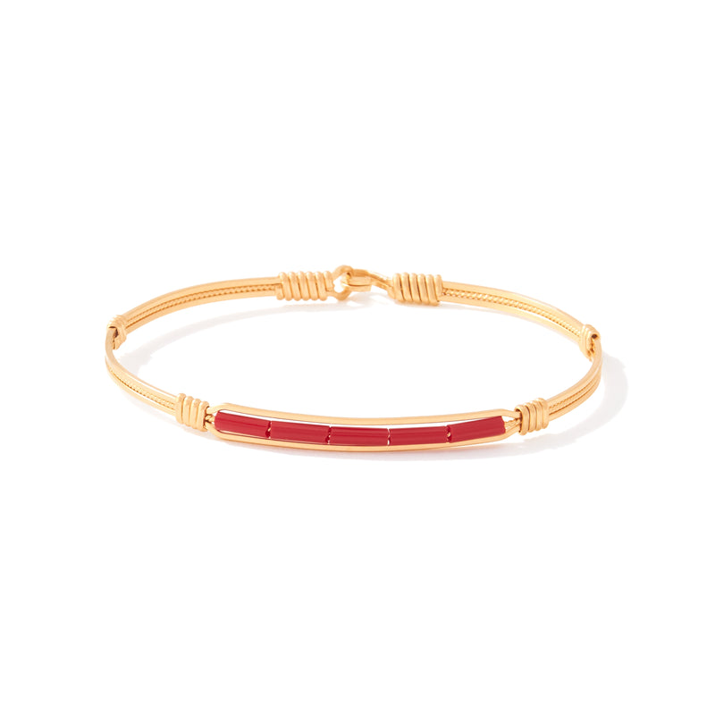 Courage Bracelet | 14K Gold Artist Wire | Ronaldo Designer Jewelry
