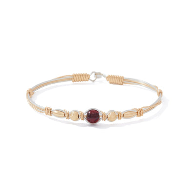 Fire Within Bracelet | 14K Gold Artist Wire and Sterling Silver | Ronaldo Designer Jewelry