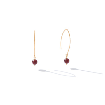 Fire Within Earrings | 14K Gold Artist Wire | Ronaldo Designer Jewelry