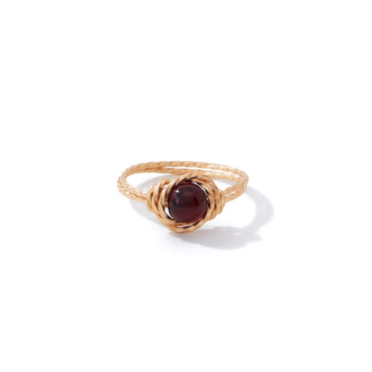 Fire Within Ring | 14K Gold Artist Wire | Ronaldo Designer Jewelry