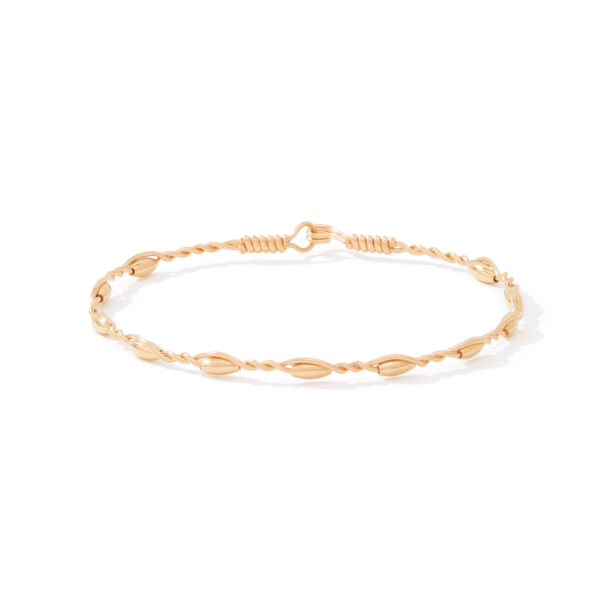 Graceful Bracelet | 14K Gold Artist Wire | Ronaldo Designer Jewelry