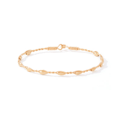 Graceful Bracelet | 14K Gold Artist Wire | Ronaldo Designer Jewelry