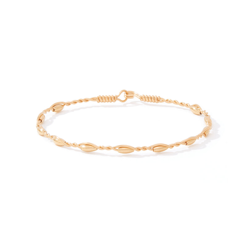 Graceful Bracelet | 14K Gold Artist Wire | Ronaldo Designer Jewelry