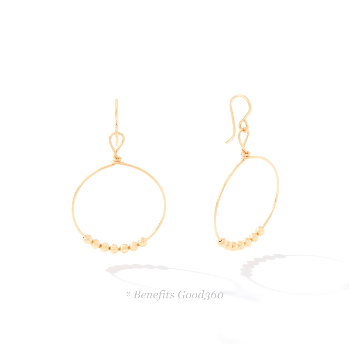Power of Prayer Hoop Earrings