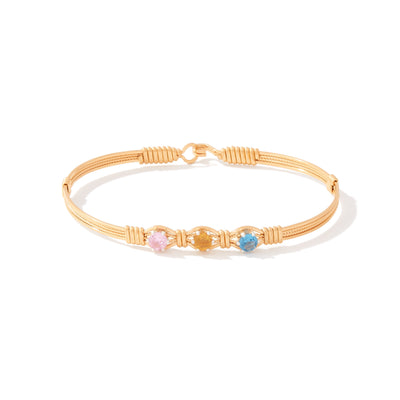 You Are My Sunshine Bracelet - 3 Stones | Ronaldo Designer Jewelry